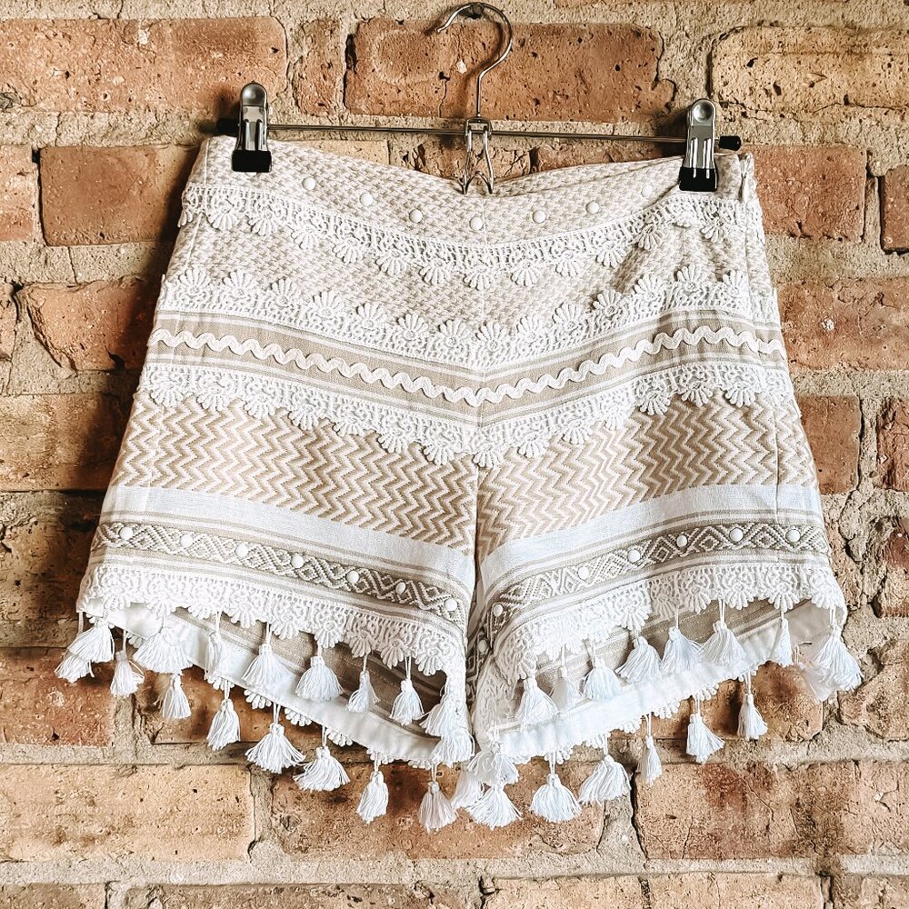 BNWT DODO BAR OR Moav Tassel Shorts